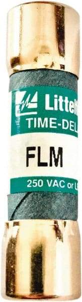 Value Collection - 250 VAC, 25 Amp, Time Delay Plug Fuse - 1-1/2" OAL, 10 at AC kA Rating, 13/32" Diam - Industrial Tool & Supply
