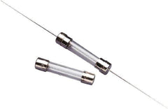 Value Collection - 250 VAC, 2 Amp, Fast-Acting Miniature Glass/Ceramic Fuse - Fuse Holder Mount, 1-1/4" OAL, 1/4" Diam - Industrial Tool & Supply