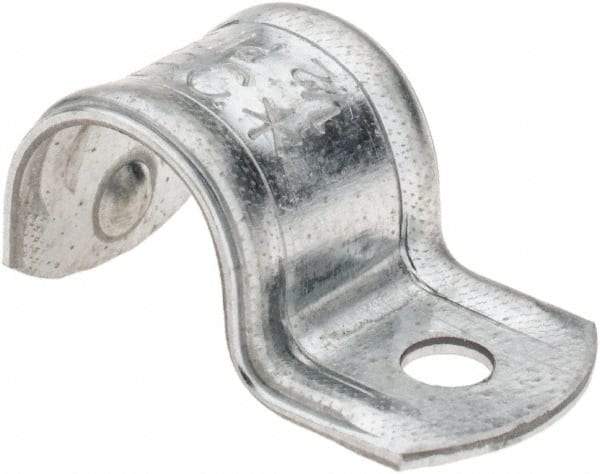 Value Collection - Steel Pipe Strap for 1/2" Conduit - For Use with Intermediate Metal Conduit & Rigid Conduit - Industrial Tool & Supply