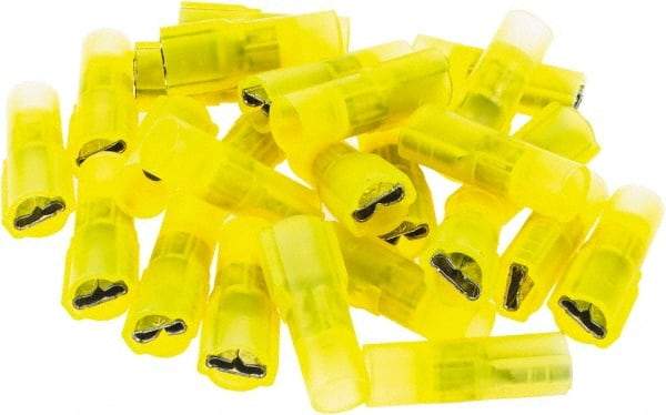 Value Collection - 12 to 10 AWG, Nylon, Fully Insulated, Female Wire Disconnect - 1/4" Wide Tab, CSA Certified, UL Listed - Industrial Tool & Supply