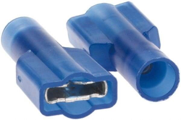 Value Collection - 16 to 14 AWG, Nylon, Fully Insulated, Female Wire Disconnect - 1/4" Wide Tab, CSA Certified, UL Listed - Industrial Tool & Supply