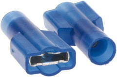Value Collection - 16 to 14 AWG, Nylon, Fully Insulated, Female Wire Disconnect - 1/4" Wide Tab, CSA Certified, UL Listed - Industrial Tool & Supply