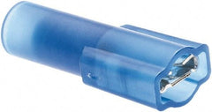 Value Collection - 16 to 14 AWG, Nylon, Fully Insulated, Female Wire Disconnect - 3/16" Wide Tab, Blue, CSA Certified, UL Listed - Industrial Tool & Supply