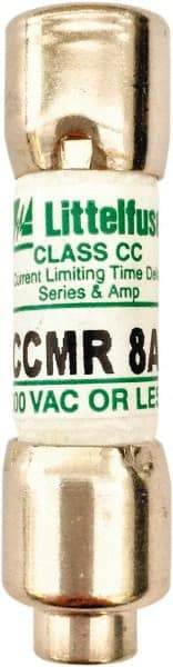 Value Collection - 250 VDC, 600 VAC, 8 Amp, Time Delay General Purpose Fuse - 300 at AC kA Rating - Industrial Tool & Supply