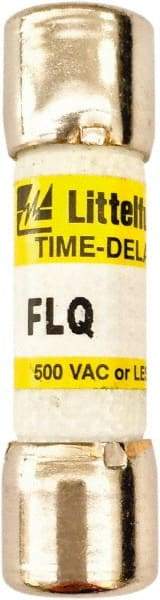 Value Collection - 500 VAC, 12 Amp, Time Delay General Purpose Fuse - 1-1/2" OAL, 13/32" Diam - Industrial Tool & Supply