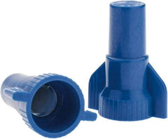 Value Collection - 12 to 6 AWG, Wing Twist on Wire Connector - Blue - Industrial Tool & Supply