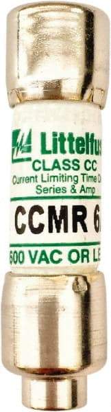 Value Collection - 250 VDC, 600 VAC, 6 Amp, Time Delay General Purpose Fuse - 300 at AC kA Rating - Industrial Tool & Supply