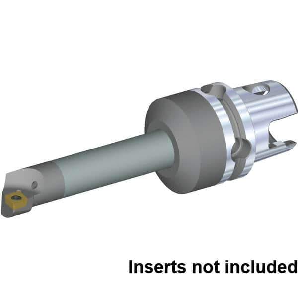 Kennametal - Right Hand Cut, 16mm Min Bore Diam, Size KM40TS Steel Modular Boring Cutting Unit Head - 60mm Max Bore Depth, Through Coolant, Compatible with CP.. 060204, CP.. 2151 - Industrial Tool & Supply