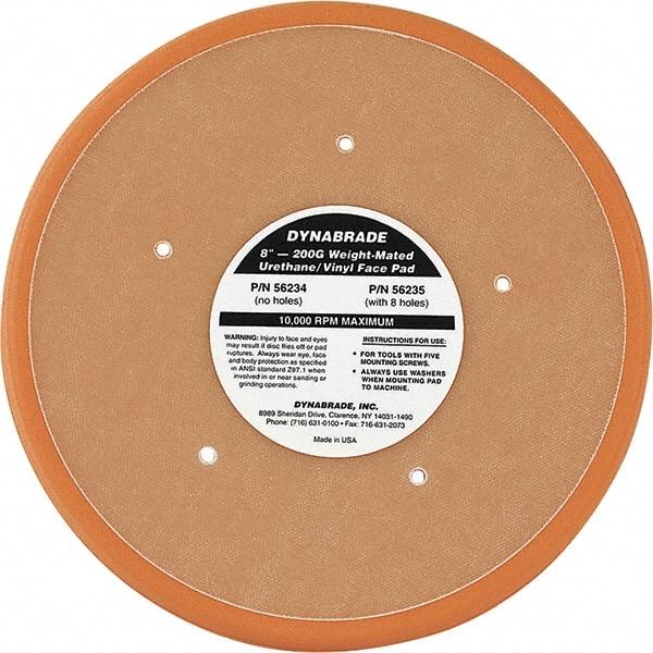 Dynabrade - 5" Diam Disc Backing Nonvacuum Replacement Pad - Medium Density, 12,000 RPM - Industrial Tool & Supply