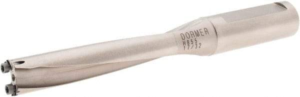 DORMER - 13 to 13.49mm Diam, 5xD, 5/8" Shank Diam, 74mm Flute, 140mm OAL, Replaceable Tip Drill - H855 Toolholder, Series H855 - Industrial Tool & Supply
