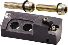 Kennametal - MCLN, Left Hand Cut, -5° Lead Angle, 32mm Shank Height x 32mm Shank Width, Negative Rake Indexable Turning Toolholder - 171.25mm OAL, CN..1204.. Insert Compatibility, Series Kenloc - Industrial Tool & Supply