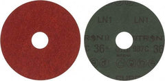 3M - 4-1/2" Diam 7/8" Hole 36+ Grit Fiber Disc - Very Coarse Grade, Ceramic, 13,300 Max RPM, Series 987C - Industrial Tool & Supply