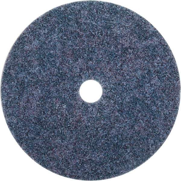 3M - 4-1/2" Coarse Grade Ceramic Deburring Disc - 7/8" Center Hole, Hook & Loop Connection, 10,000 Max RPM - Industrial Tool & Supply
