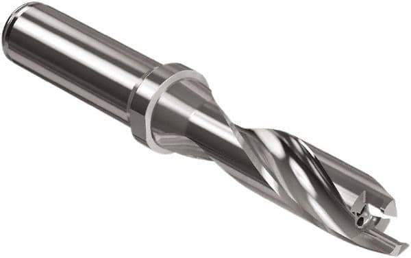 Seco - 15 to 15.99mm Diam, 3xD, 48mm Max Depth, 5/8" Shank Diam, 2.291" Flute, 4.772" OAL, Replaceable Tip Drill - SD403 Toolholder, Series Crownloc Plus - Industrial Tool & Supply
