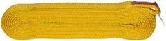 Value Collection - 12' Long x 1" Wide, 3,200 Lb Vertical Capacity, 1 Ply, Polyester Web Sling - 2,500 Lb Choker Capacity, with Endless Sling - Industrial Tool & Supply