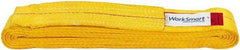 Value Collection - 12' Long x 3" Wide, 8,600 Lb Vertical Capacity, 1 Ply, Polyester Web Sling - 6,900 Lb Choker Capacity, with Endless Sling - Industrial Tool & Supply