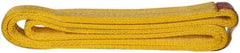 Value Collection - 4' Long x 2" Wide, 12,200 Lb Vertical Capacity, 2 Ply, Polyester Web Sling - 9,800 Lb Choker Capacity, with Endless Sling - Industrial Tool & Supply