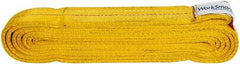 Value Collection - 12' Long x 2" Wide, 12,200 Lb Vertical Capacity, 2 Ply, Polyester Web Sling - 9,800 Lb Choker Capacity, with Endless Sling - Industrial Tool & Supply