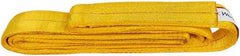 Value Collection - 6' Long x 3" Wide, 16,300 Lb Vertical Capacity, 2 Ply, Polyester Web Sling - 13,000 Lb Choker Capacity, with Endless Sling - Industrial Tool & Supply