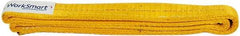 Value Collection - 3' Long x 2" Wide, 9,600 Lb Vertical Capacity, 2 Ply, Nylon Web Sling - 7,700 Lb Choker Capacity, with Endless Sling - Industrial Tool & Supply