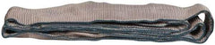 Value Collection - 10' Long x 4" Wide, 11,500 Lb Vertical Capacity, 2 Ply, Polyester Web Sling - 9,200 Lb Choker Capacity, with Eye & Eye (Twisted) - Industrial Tool & Supply