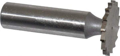 Whitney Tool Co. - 1" Diam x 5/64" Face Width, Cobalt, 16 Teeth, Shank Connection Woodruff Keyseat Cutter - Uncoated, 2-5/64" OAL x 1/2" Shank, Straight Teeth - Industrial Tool & Supply