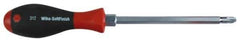 Wiha - #3, 10-11/16" OAL, Demolition Phillips Screwdriver - 6" Blade Length, Ergonomic Handle - Industrial Tool & Supply