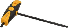 Wiha - 7/32" Hex, T-Handle Cushion Grip, Ball End Hex Key - 150mm OAL, Inch System of Measurement - Industrial Tool & Supply