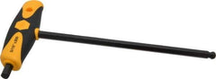 Wiha - 5/16" Hex, T-Handle Cushion Grip, Ball End Hex Key - 200mm OAL, Inch System of Measurement - Industrial Tool & Supply