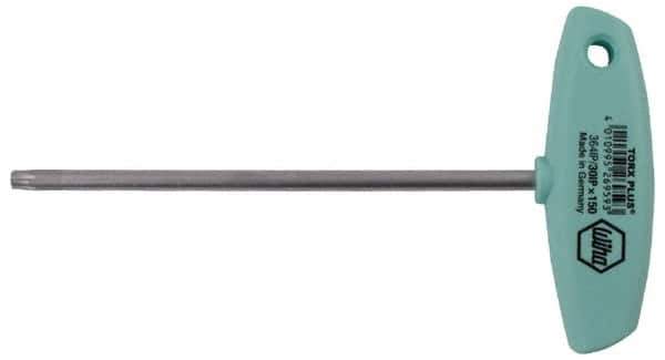 Wiha - IP10 Standard Key - T-Handle, 4" OAL - Industrial Tool & Supply