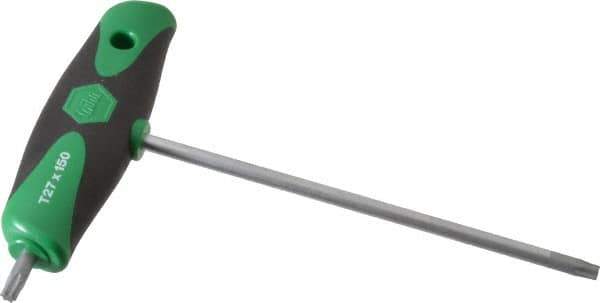Wiha - T27 Standard Torx Key - T-Handle Cushion Grip - Industrial Tool & Supply