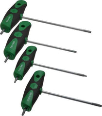 Wiha - 7 Piece T10 to T40 T-Handle Torx Key Set - T10, T15, T20, T25, T27, T30, T40 Torx Size - Industrial Tool & Supply