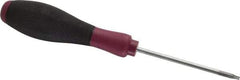 Wiha - T10 Torx Driver - 80mm Blade Length, 6-3/4" OAL - Industrial Tool & Supply