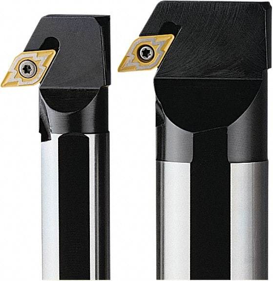 Seco - 45mm Min Bore Diam, 220mm OAL, 25mm Shank Diam, A-PDYN Indexable Boring Bar - 13mm Max Bore Depth, DNMU 1104.. Insert, Pin Holding Method - Industrial Tool & Supply