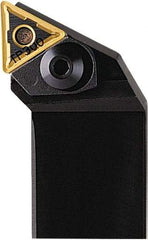 Seco - PTJN, Right Hand Cut, 93° Lead Angle, 32mm Shank Height x 32mm Shank Width, Negative Rake Indexable Turning Toolholder - 170mm OAL, TNM..2204.. Insert Compatibility, Series Pin & Wedge - Industrial Tool & Supply