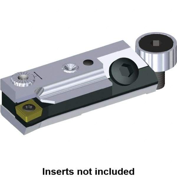 Kennametal - Series C-Style, Right Hand Cut, 16mm Min Bore Diam, Boring Cartridge - 16.15mm Back of Bar to Cutting Edge, Insert Style CCMT060204, 45.5mm OAL, 0° Lead Angle - Industrial Tool & Supply