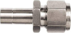 Brennan - 1/2" OD, Stainless Steel Reducer - Machine Tube Stub Ends - Industrial Tool & Supply