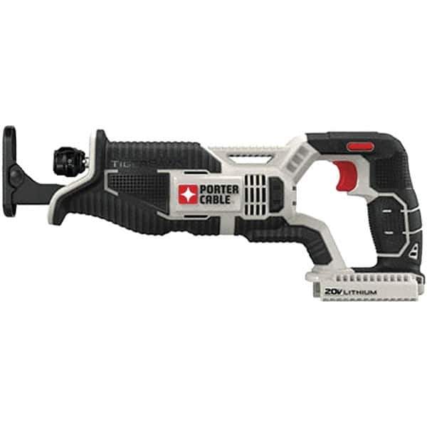 Porter-Cable - 20V, 0 to 3,000 SPM, Cordless Reciprocating Saw - 1" Stroke Length, 14-1/2" Saw Length, Lithium-Ion Batteries Not Included - Industrial Tool & Supply