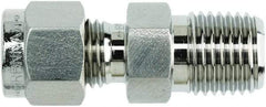 Brennan - 5/16" OD, Stainless Steel Male Connector - NPT Ends - Industrial Tool & Supply