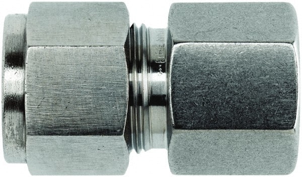 Brennan - 5/16" Tube OD x 1/8 NPT Stainless Steel Compression Tube Female Connector - Industrial Tool & Supply