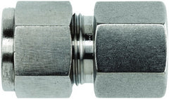 Brennan - 5/16" Tube OD x 1/8 NPT Stainless Steel Compression Tube Female Connector - Industrial Tool & Supply