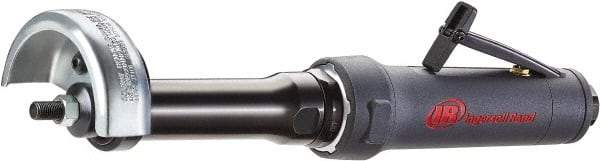 Ingersoll-Rand - 3" Wheel Diam, 18,000 RPM, Pneumatic Angle & Disc Grinder - 3/8-24 Spindle, 14 CFM, Rear Exhaust - Industrial Tool & Supply