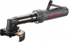 Ingersoll-Rand - 4" Wheel Diam, 14,500 RPM, Pneumatic Angle & Disc Grinder - 3/8-24 Spindle, 22 CFM, Rear Exhaust - Industrial Tool & Supply