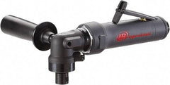 Ingersoll-Rand - 1/4" Collet, Angle Handle, Air Angle Die Grinder - 12,000 RPM, Rear Exhaust, 17 CFM, 1 hp, 90 psi - Industrial Tool & Supply