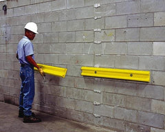 UltraTech - 48" Long, Polyethylene Wall/Surface Protector - Yellow - Industrial Tool & Supply