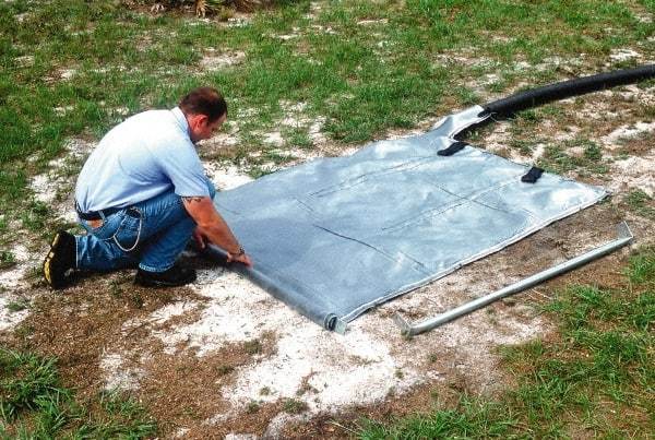 UltraTech - 7 Ft. Long x 5 Ft. Wide, 288 Inch Diameter Dewatering Bag - For Use with Oil and Sediment - Industrial Tool & Supply