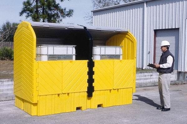 UltraTech - IBC Storage Lockers Type: IBC Pallet Number of Totes: 2 - Industrial Tool & Supply