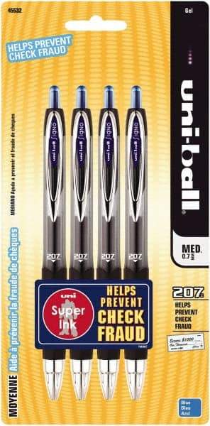 Prismacolor - 0.7mm Retractable Pen - Blue - Industrial Tool & Supply