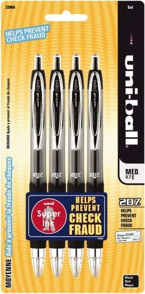 Prismacolor - 0.7mm Retractable Pen - Black - Industrial Tool & Supply