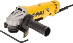 DeWALT - 4-1/2" Wheel Diam, 11,000 RPM, Corded Angle & Disc Grinder - 5/8-11 Spindle, 120 Volts, 11 Amps - Industrial Tool & Supply